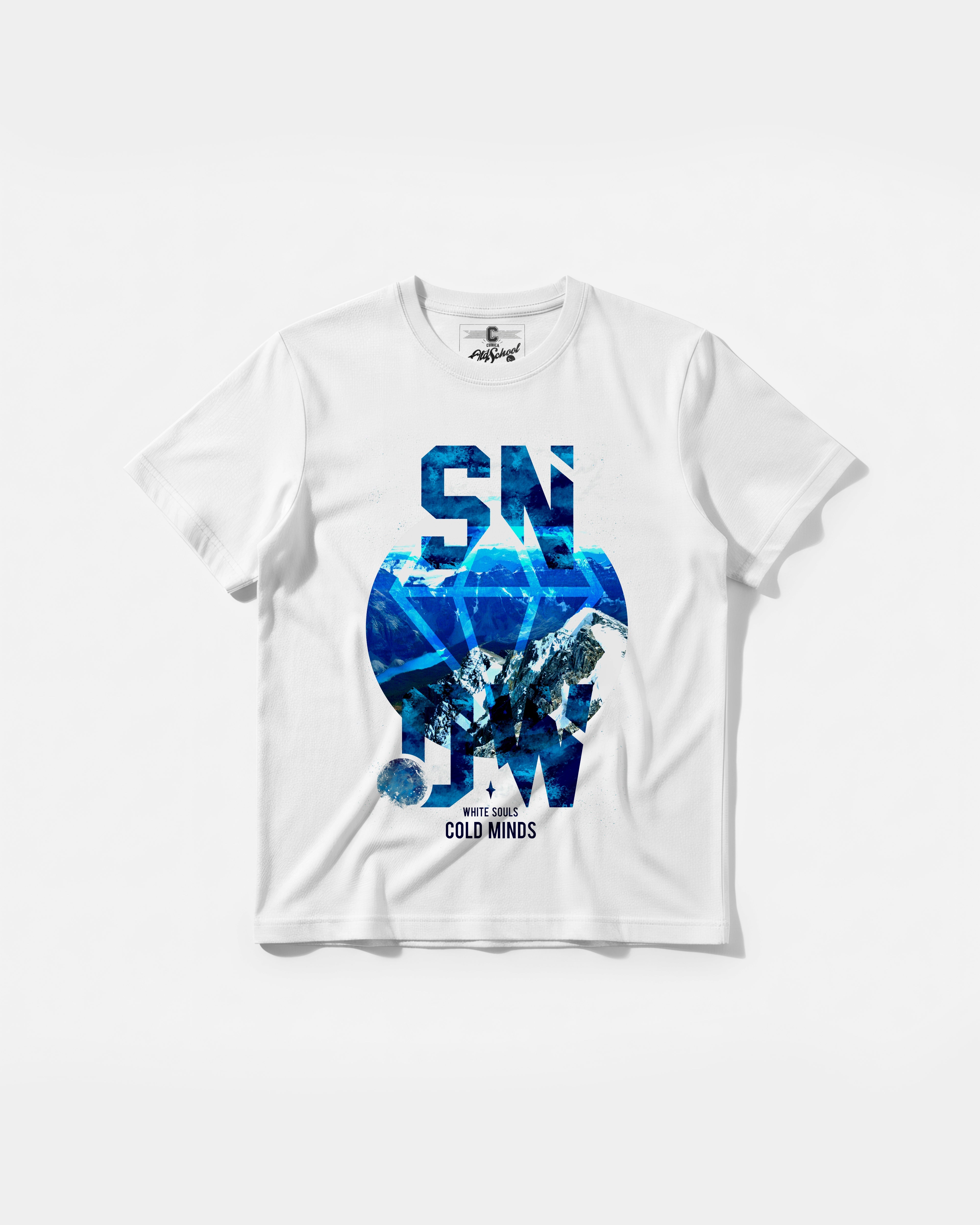 Cold Mind Big Front Regular Basic T-shirt