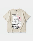 Camiseta Daydreamer Big Front Oversize Basic Beige