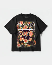 Camiseta Always Free Spirit Big Oversize Basic Negro