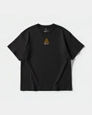 Camiseta Cubica Iluminati Pocket Front Oversize Basic Negro