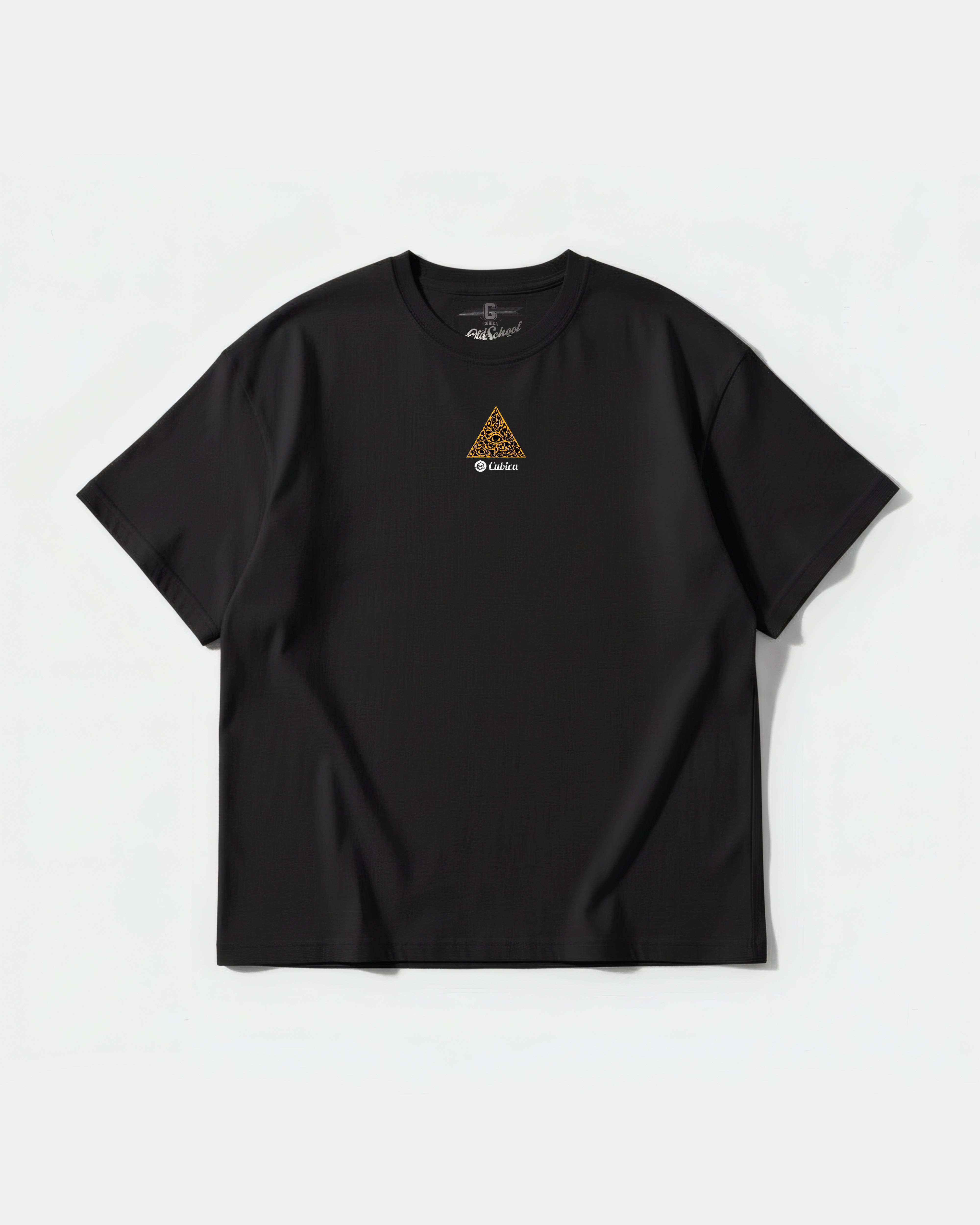 Cubic Illuminati Pocket Front Oversize Basic T-shirt