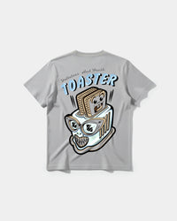 Camiseta Delicious Toaster Big Back Regular Basic Gris