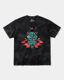 Camiseta Oso Con Gorro Big Front Oversize Acid Negro