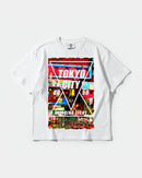 Camiseta Tokyo 2050 Big Front Oversize Basic Blanco