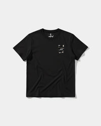 Camiseta Astral Pocket Front Regular Basic Negro