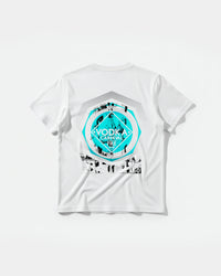 Camiseta Vodka Big Back Regular Basic Blanco