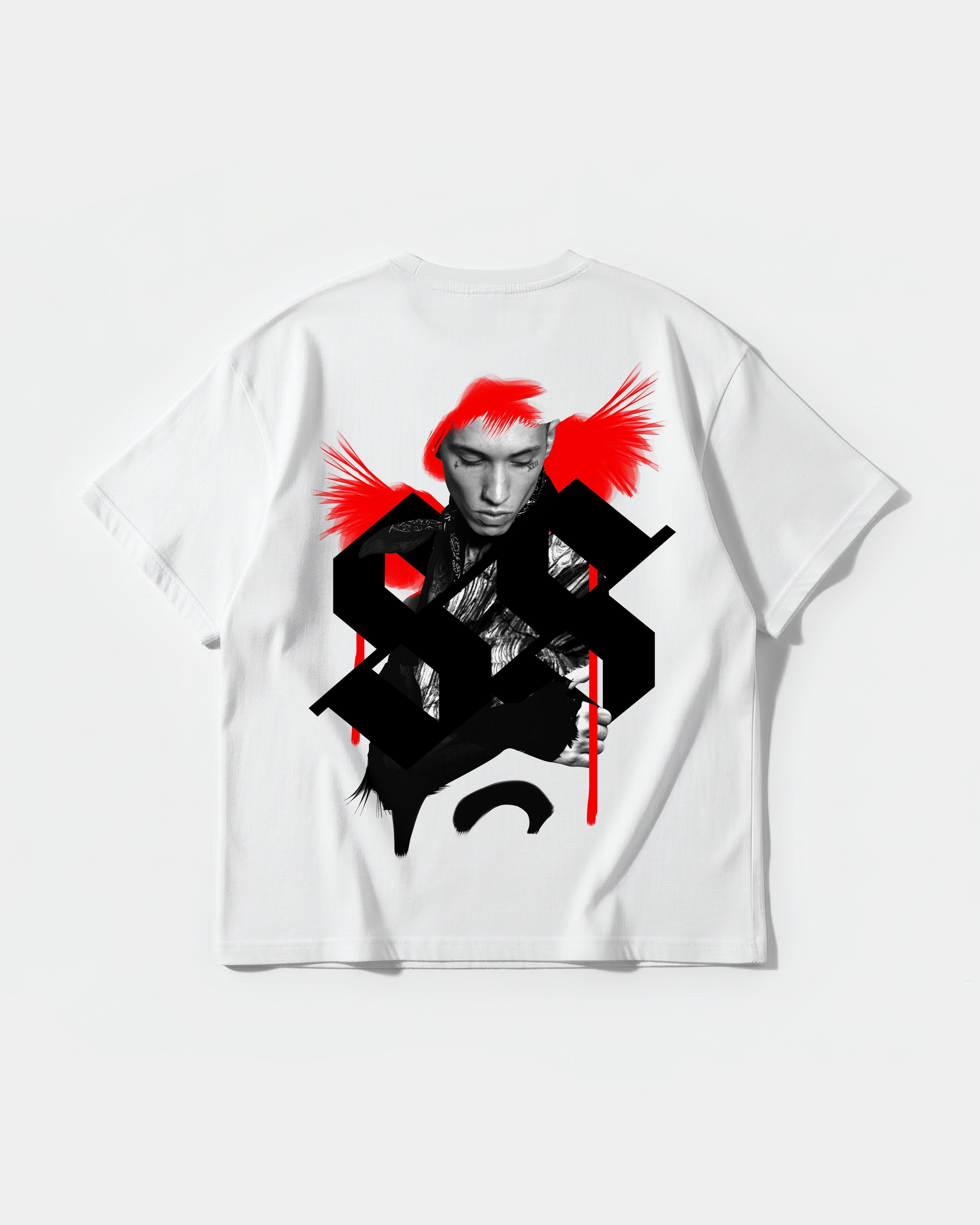 Sick Soul Pocket Back Oversize Basic T-Shirt