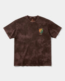 Camiseta Siempre Sonrie Big Front Oversize Acid Marron