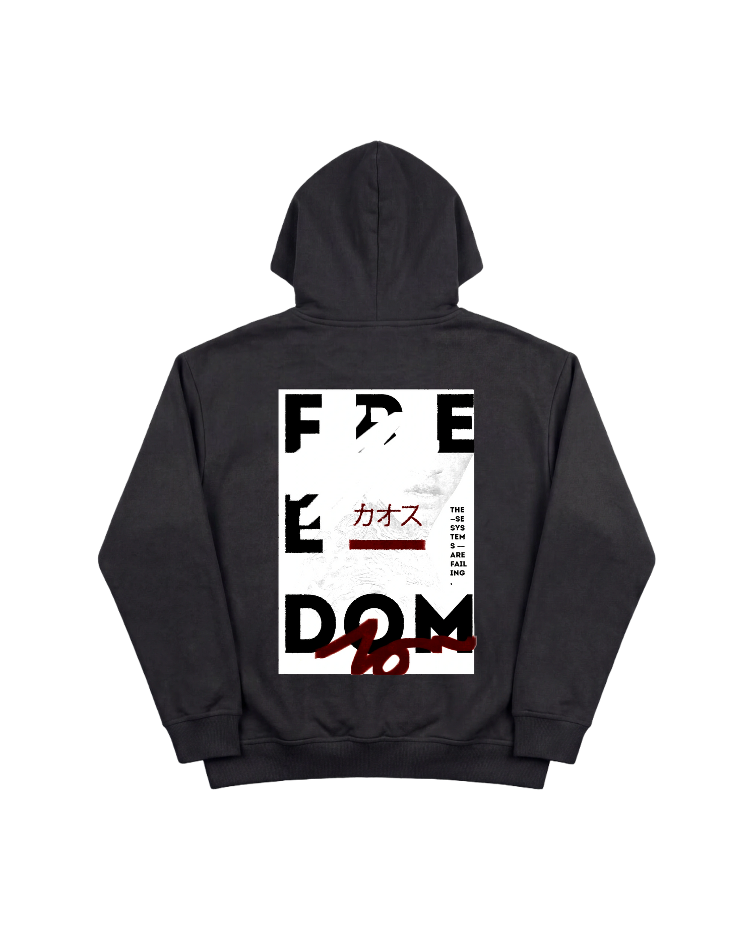 Free Dom Hoodie 410 Negro Cubica
