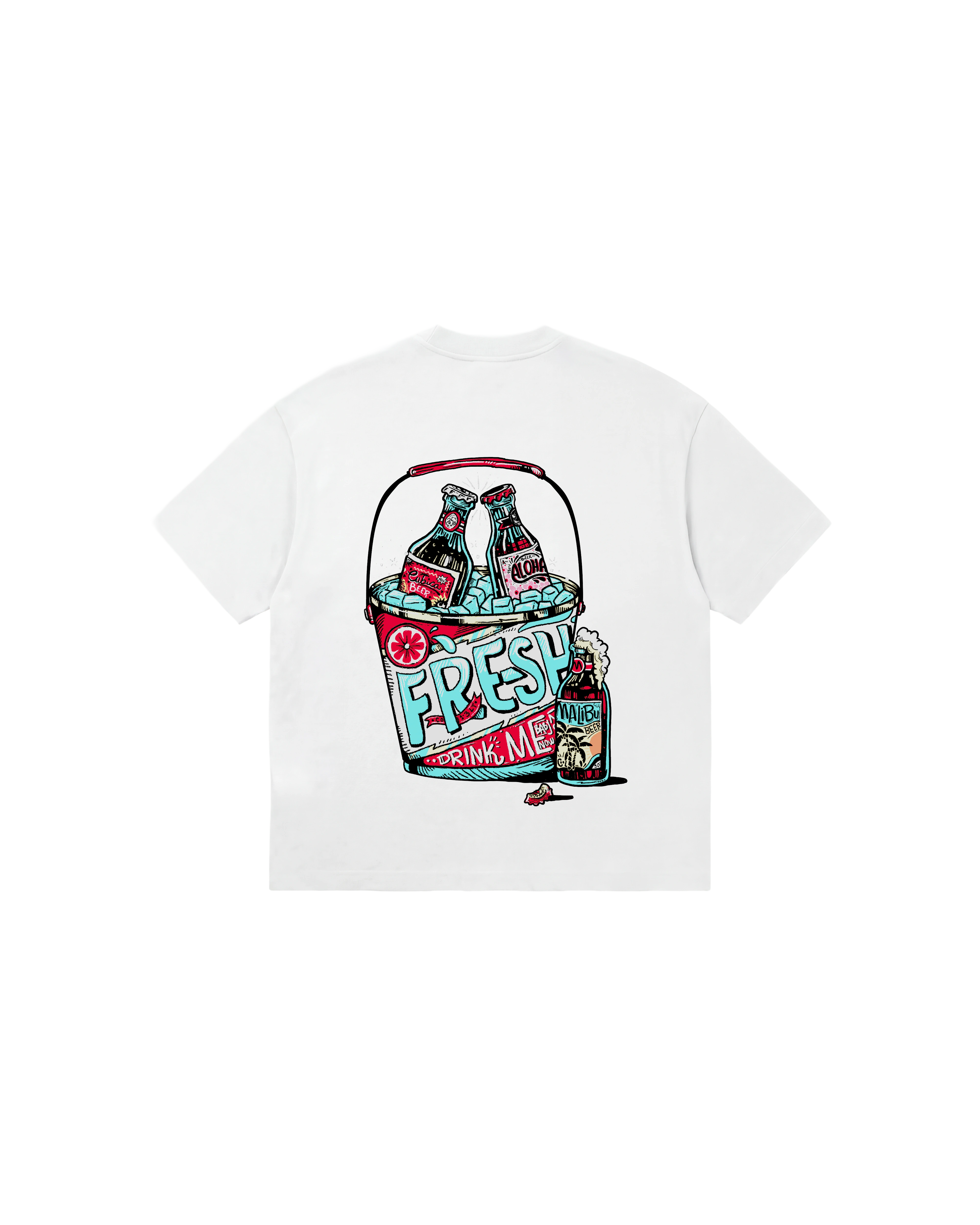 Fresh Drink Semi Oversize 310 Blanco Cubica