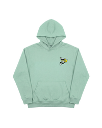 Glass Sound Hoodie 410 Verde Menta Cubica