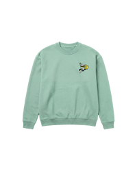 Glass Sound Sweatshirt 410 Verde Menta Cubica