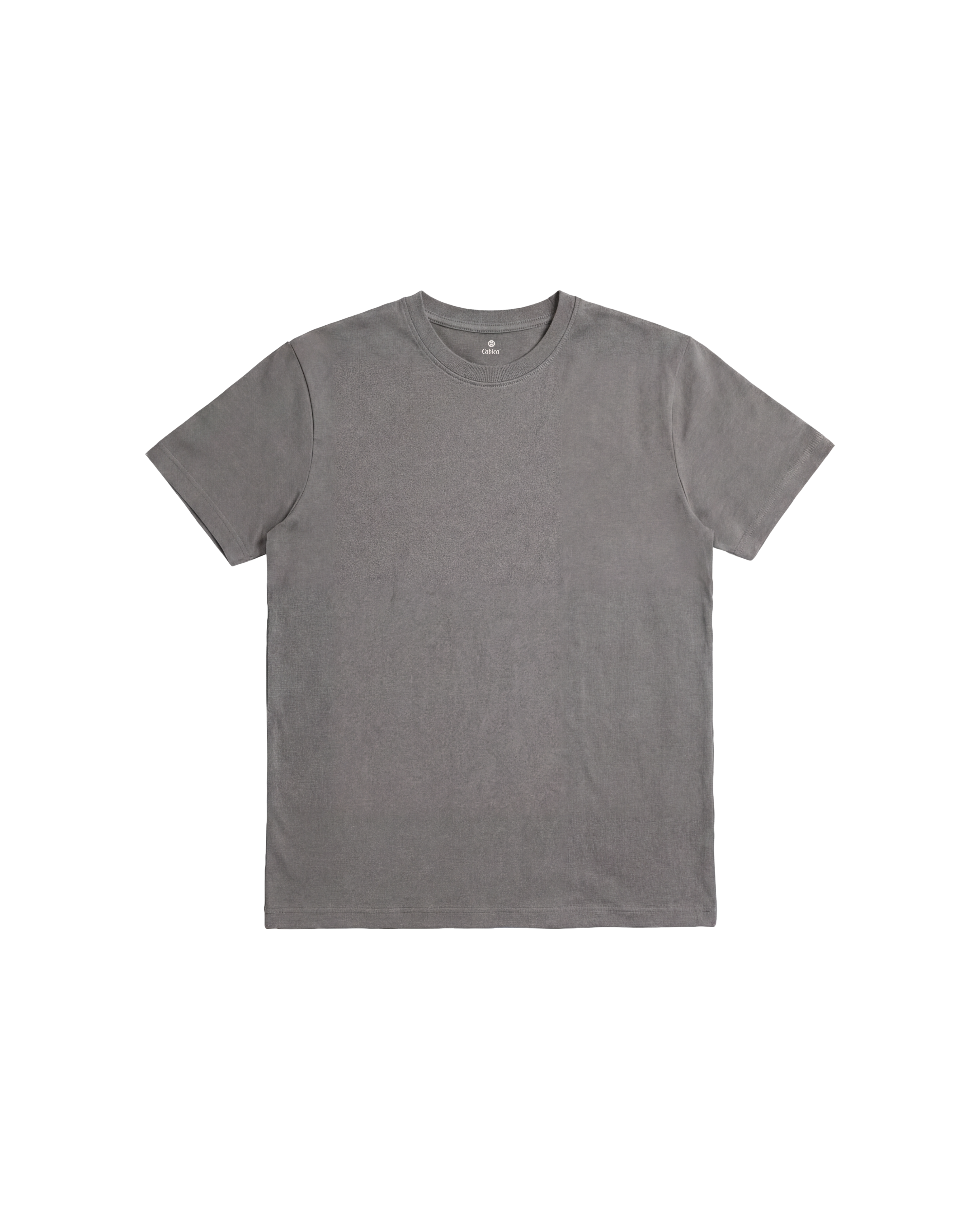 Playera Regular Cubica Gris