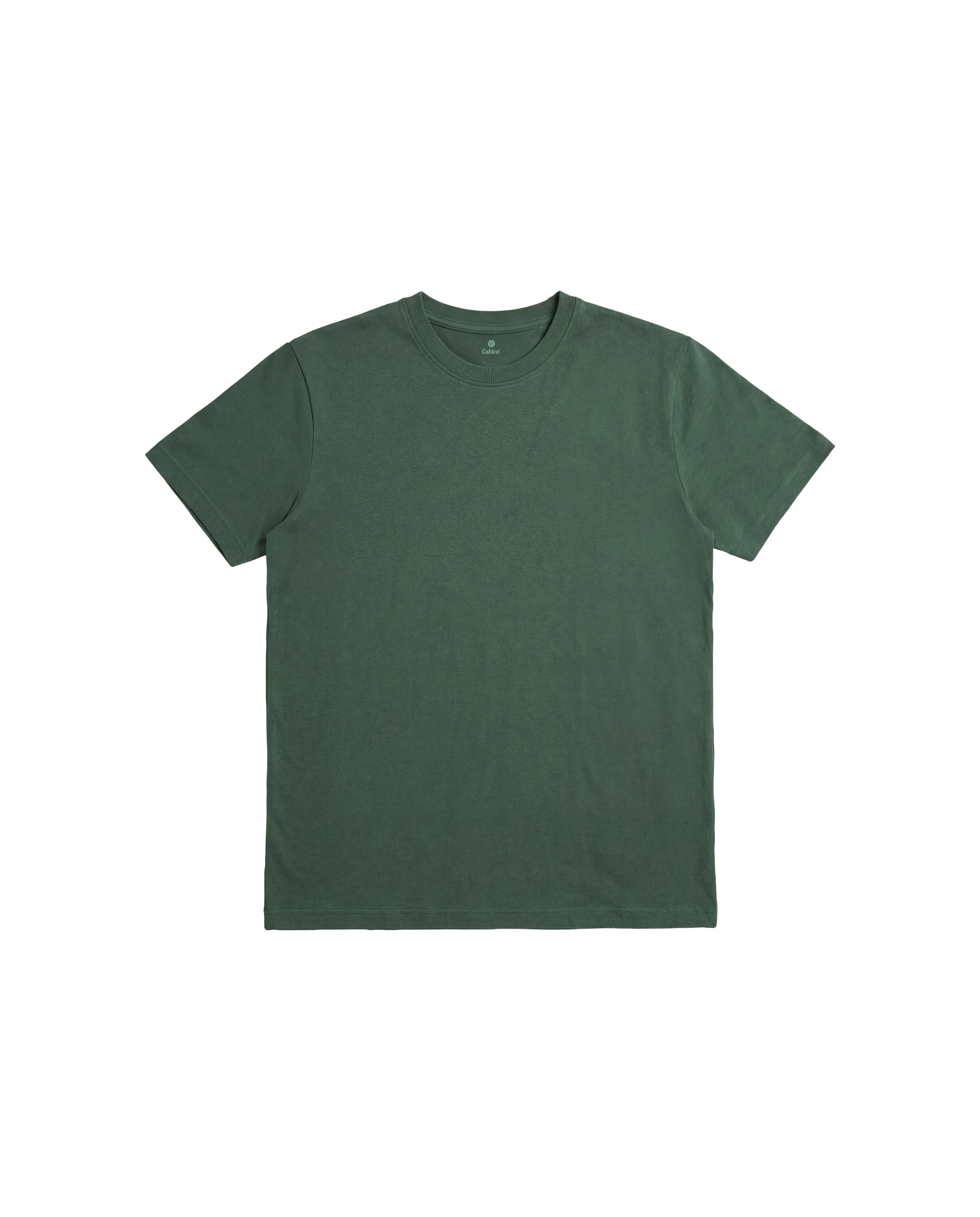 Playera Regular Cubica Verde