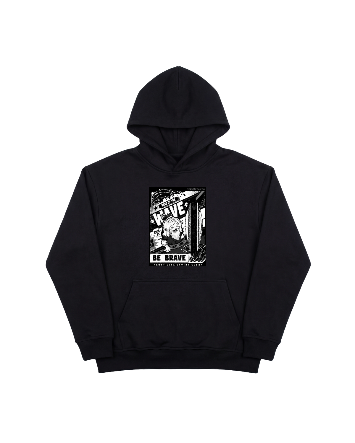 Hero Wave Hoodie 410 Negro Cubica