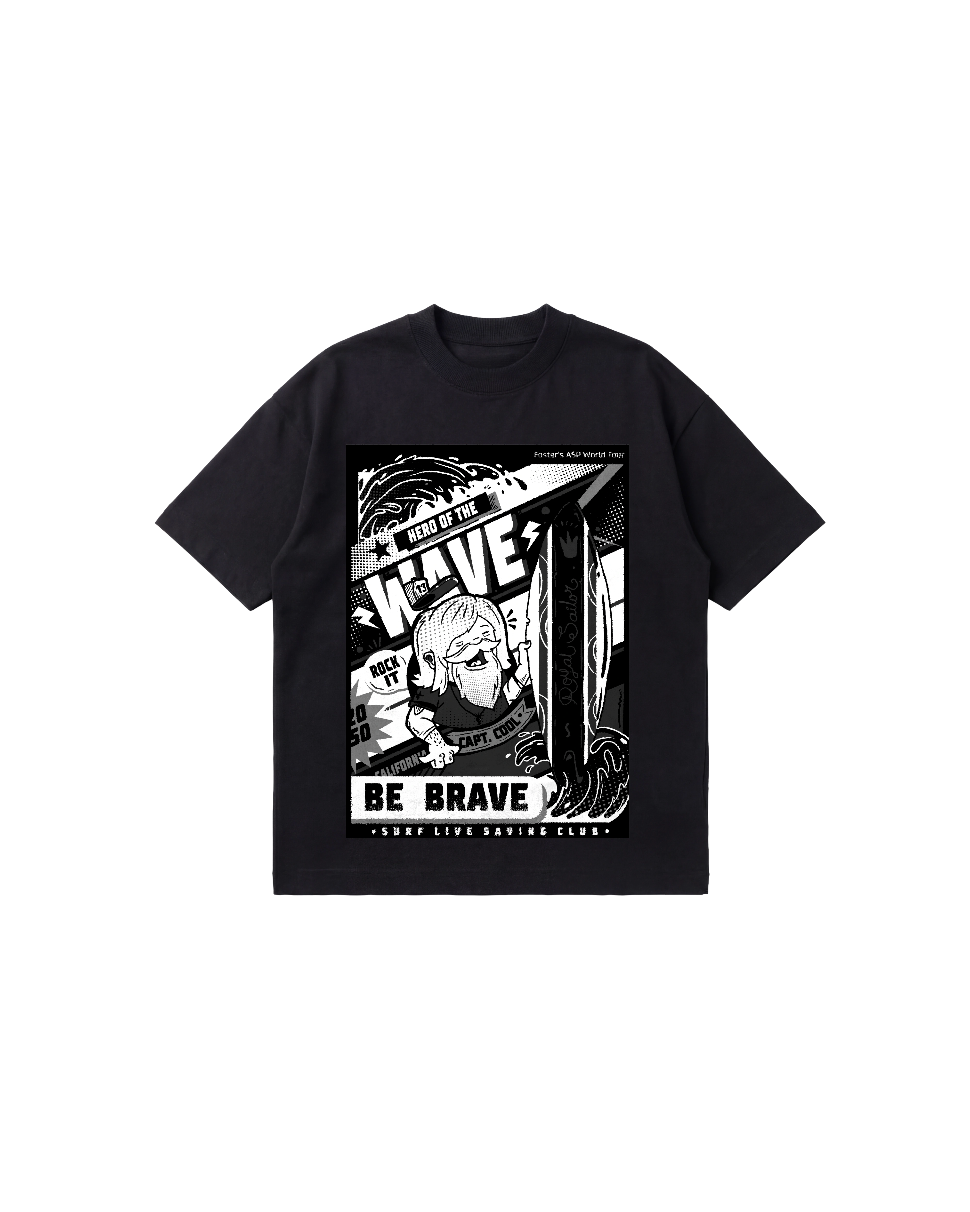 Hero Wave Semi Oversize 250 Negro Cubica