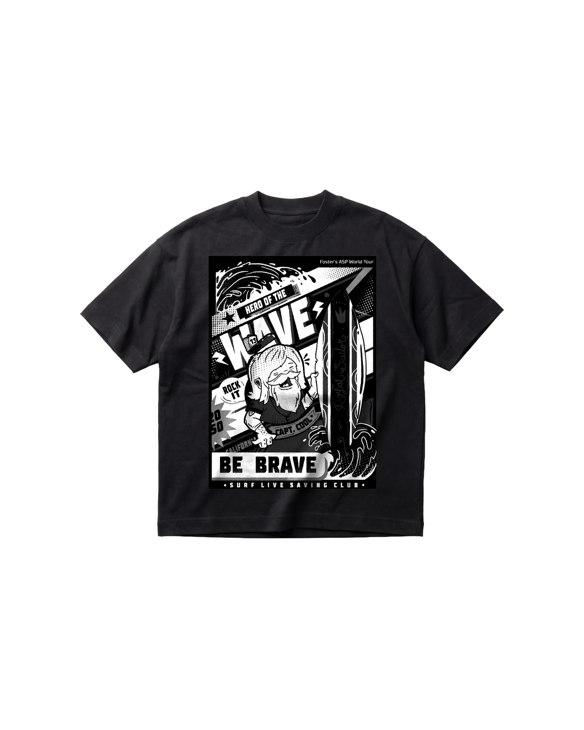 Hero Wave Semi Oversize 310 Negro Cubica