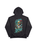 Hipster Bear Hoodie 410 Negro Cubica