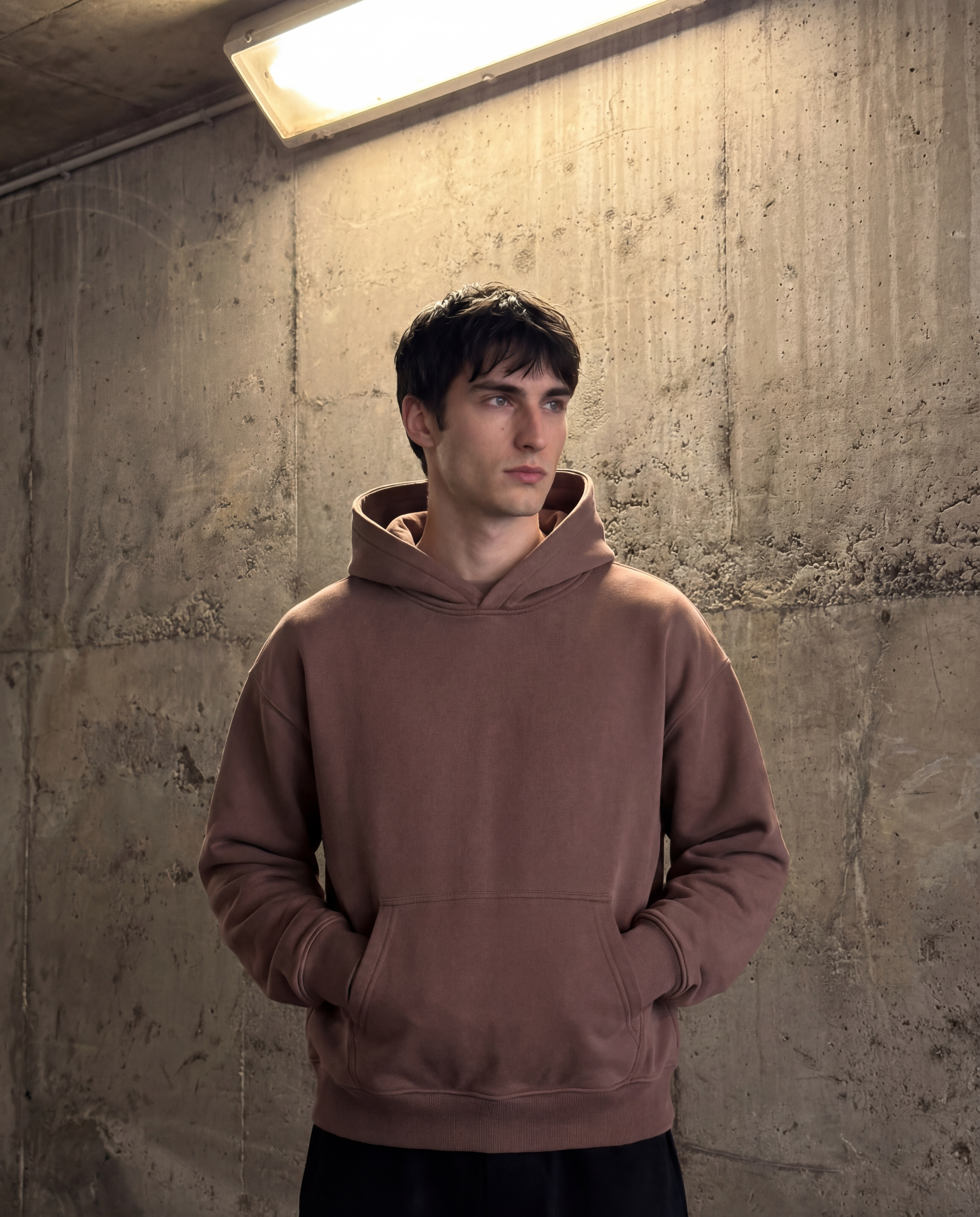 Hoodie 410 Cafe Mocka Cubica - Lifestyle