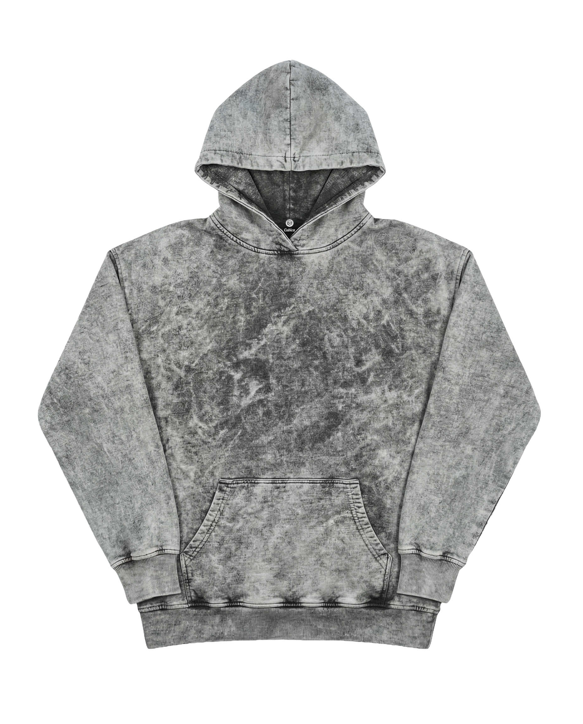 Buzo Acid Wash Cubica Gris