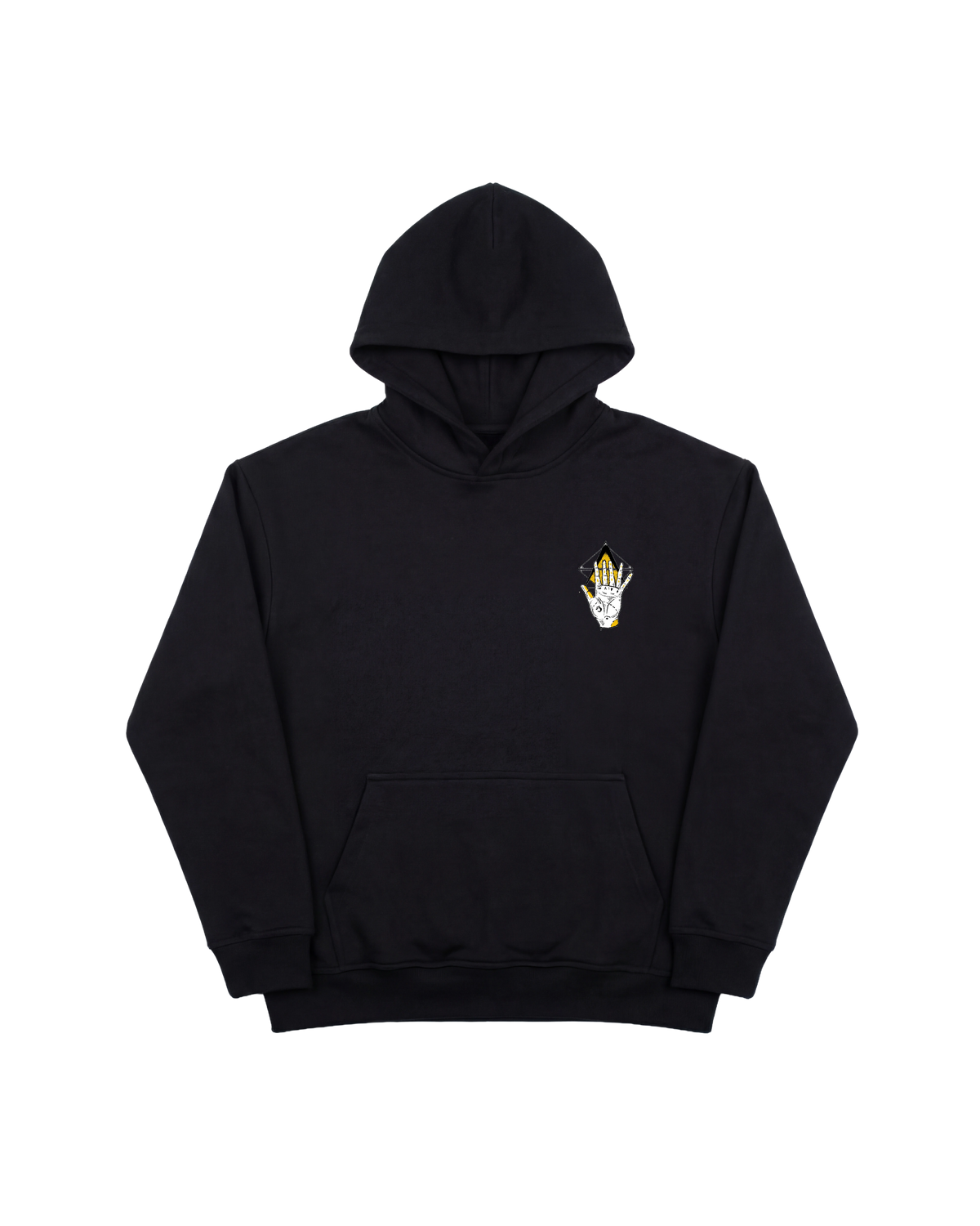 Ilumminati Hand Hoodie 410 Negro Cubica