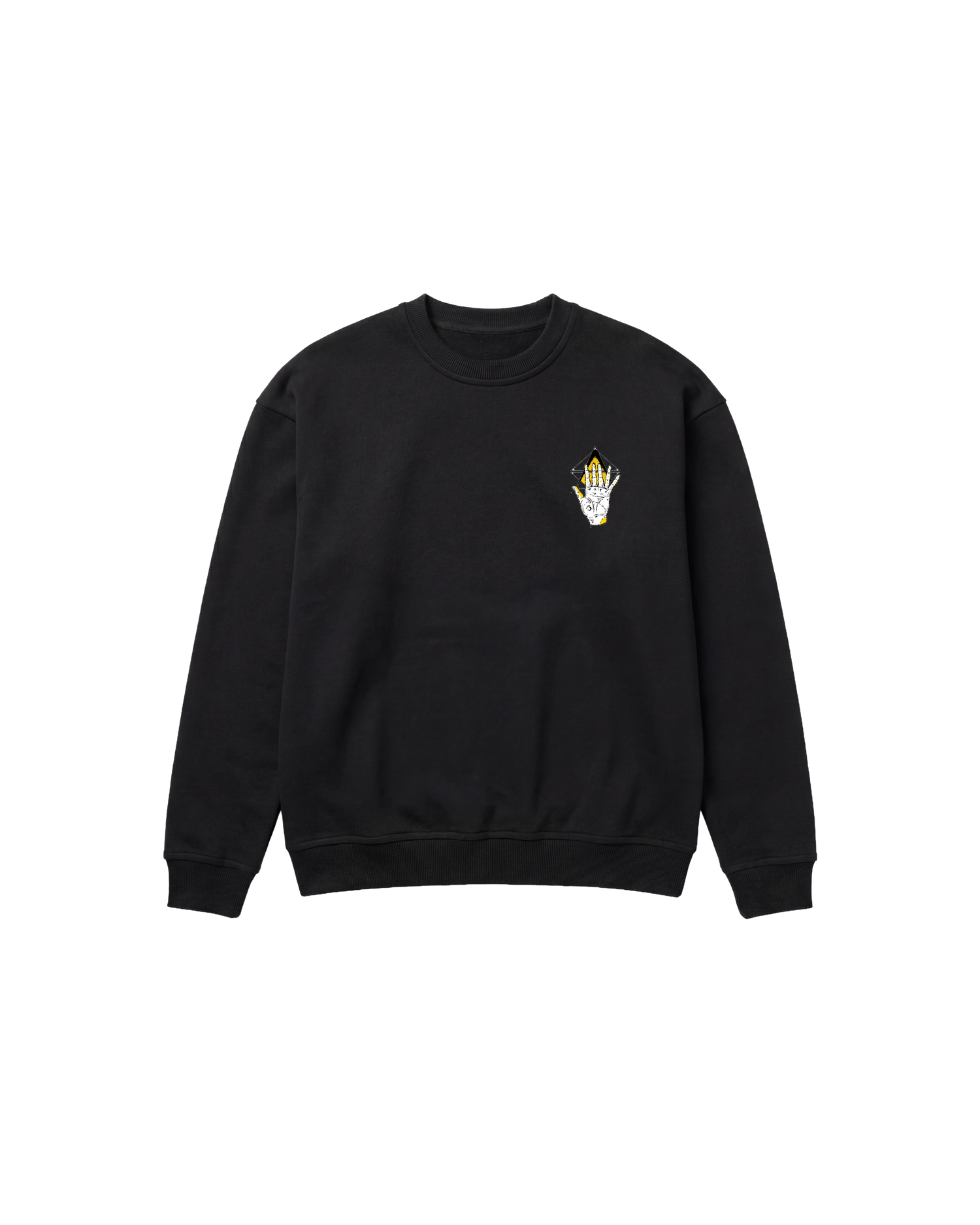 Ilumminati Hand Sweatshirt 410 Negro Cubica