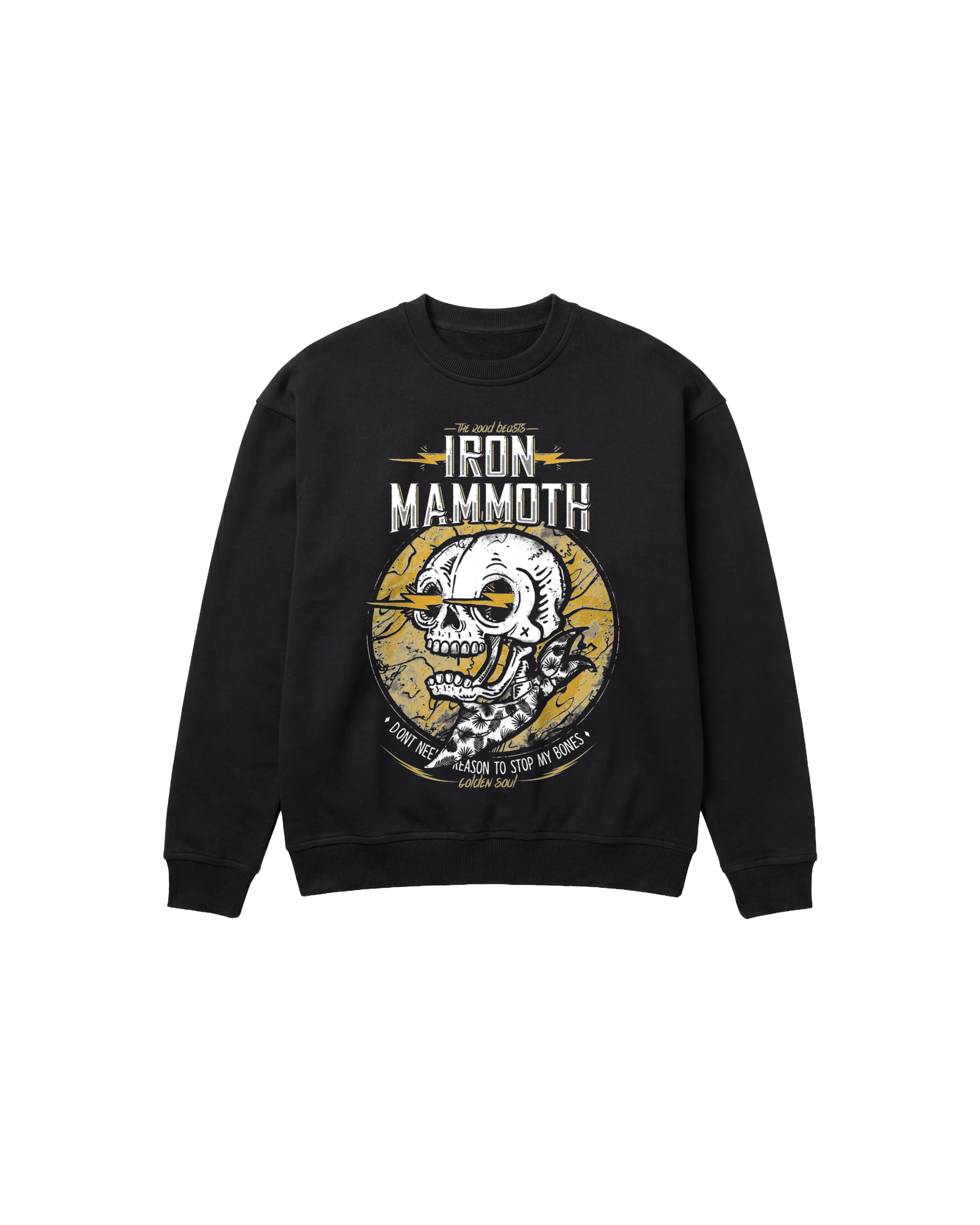 Iron Mammoth Sweatshirt 410 Negro Cubica