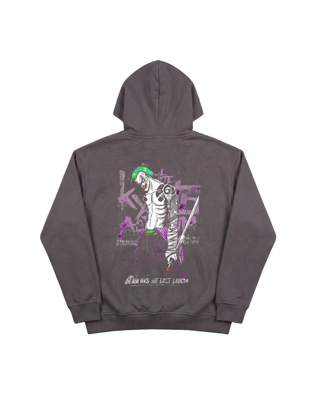 Joker Jakuza Hoodie 410 Gris Oscuro Cubica