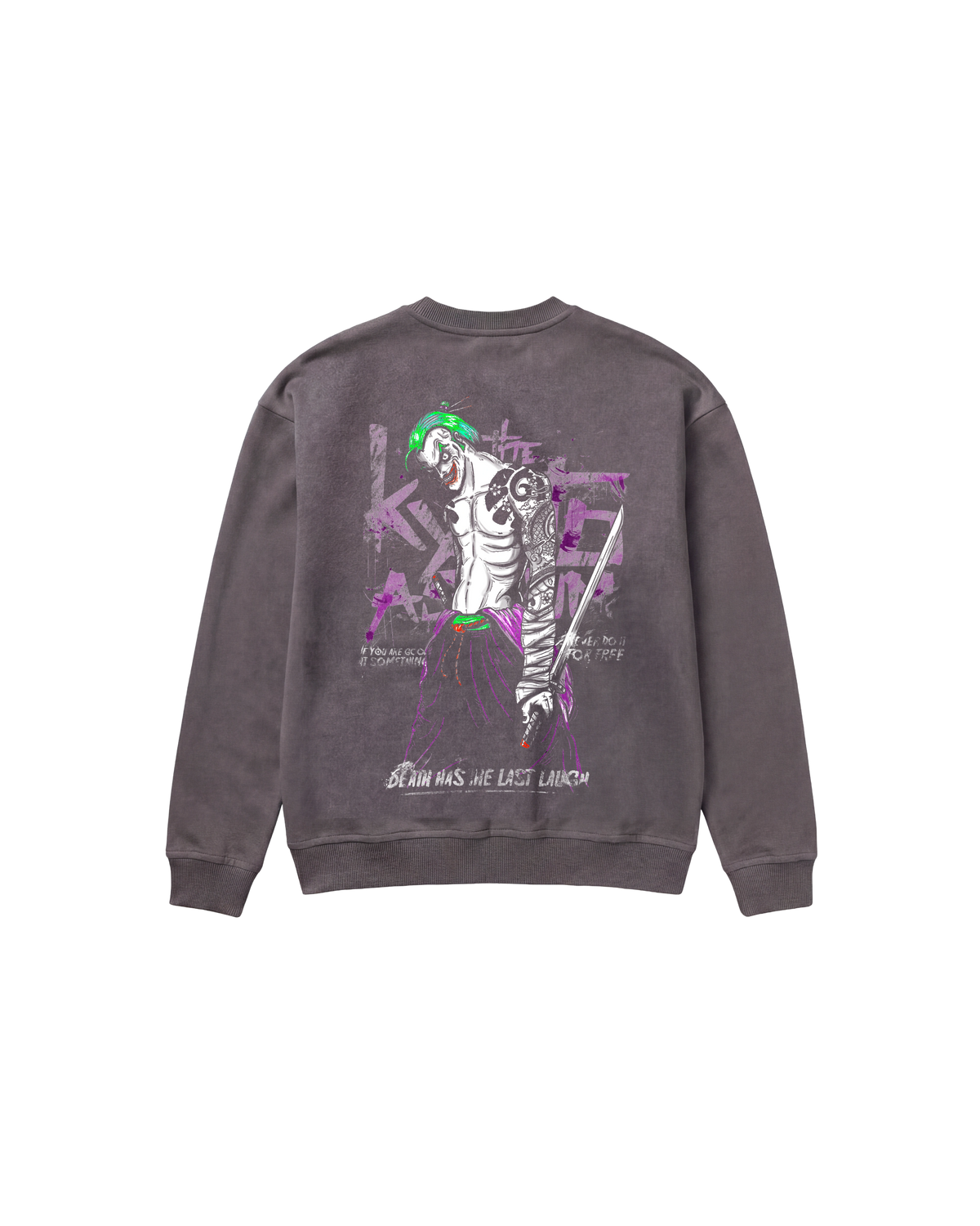 Joker Jakuza Sweatshirt 410 Gris Oscuro Cubica