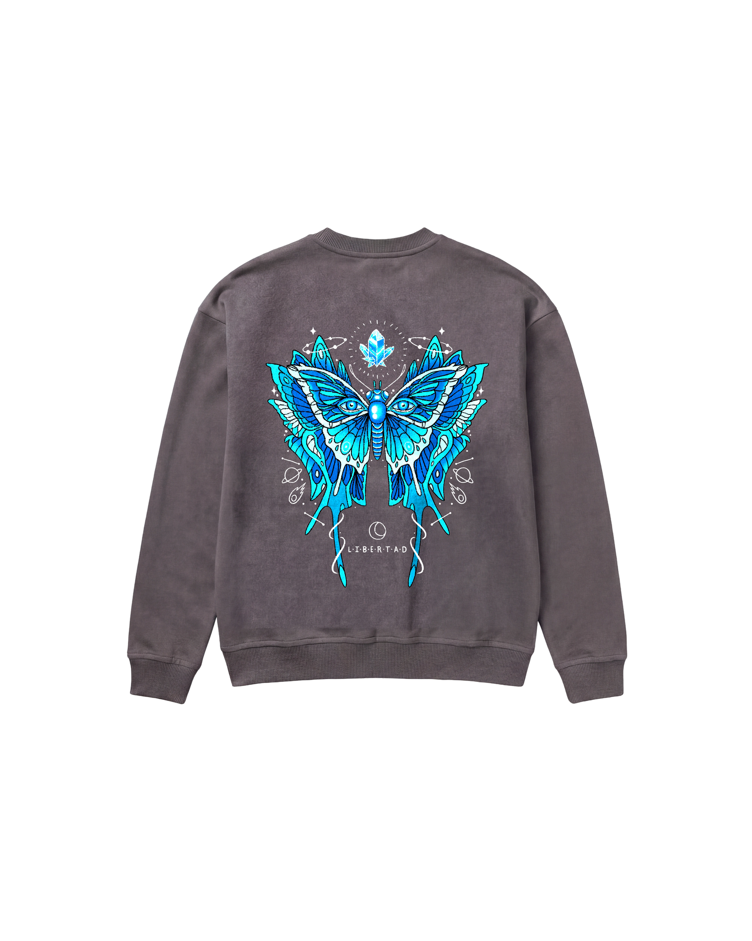 Libertad Mariposa Sweatshirt 410 Gris Oscuro Cubica