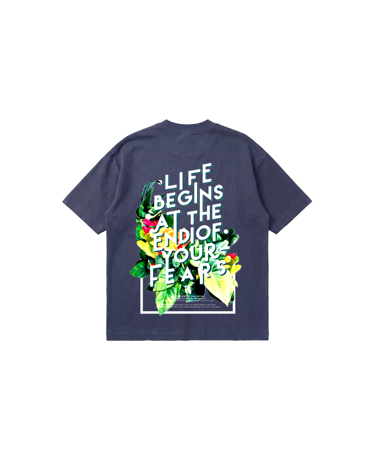 Life Begins Semi Oversize 250 Indigo Cubica
