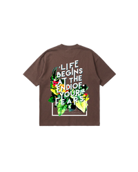 Life Begins Semi Oversize 250 Café Toffee Cubica