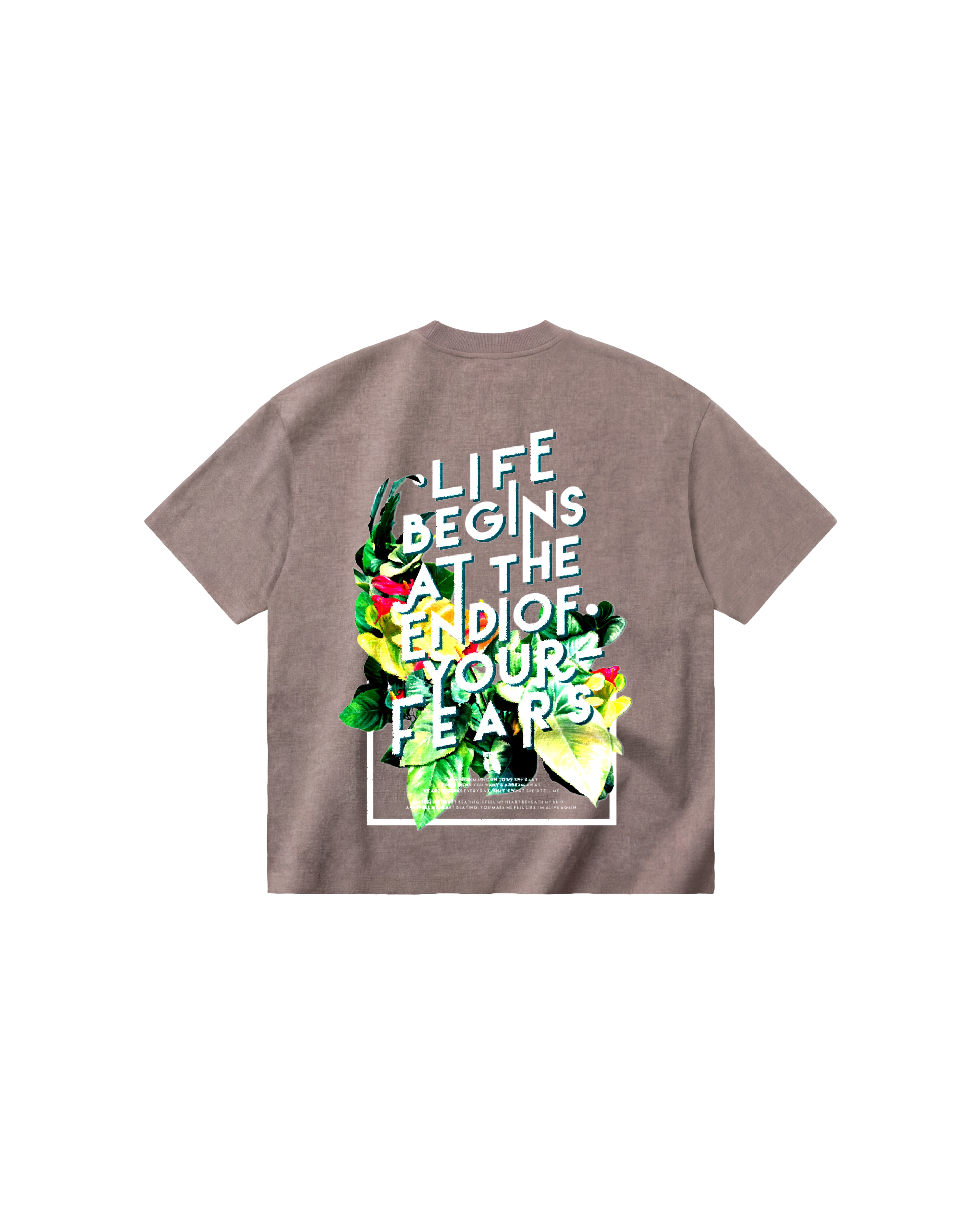 Life Begins Semi Oversize 310 Kaki Cubica