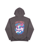 Love Hurts Hoodie 410 Gris Oscuro Cubica