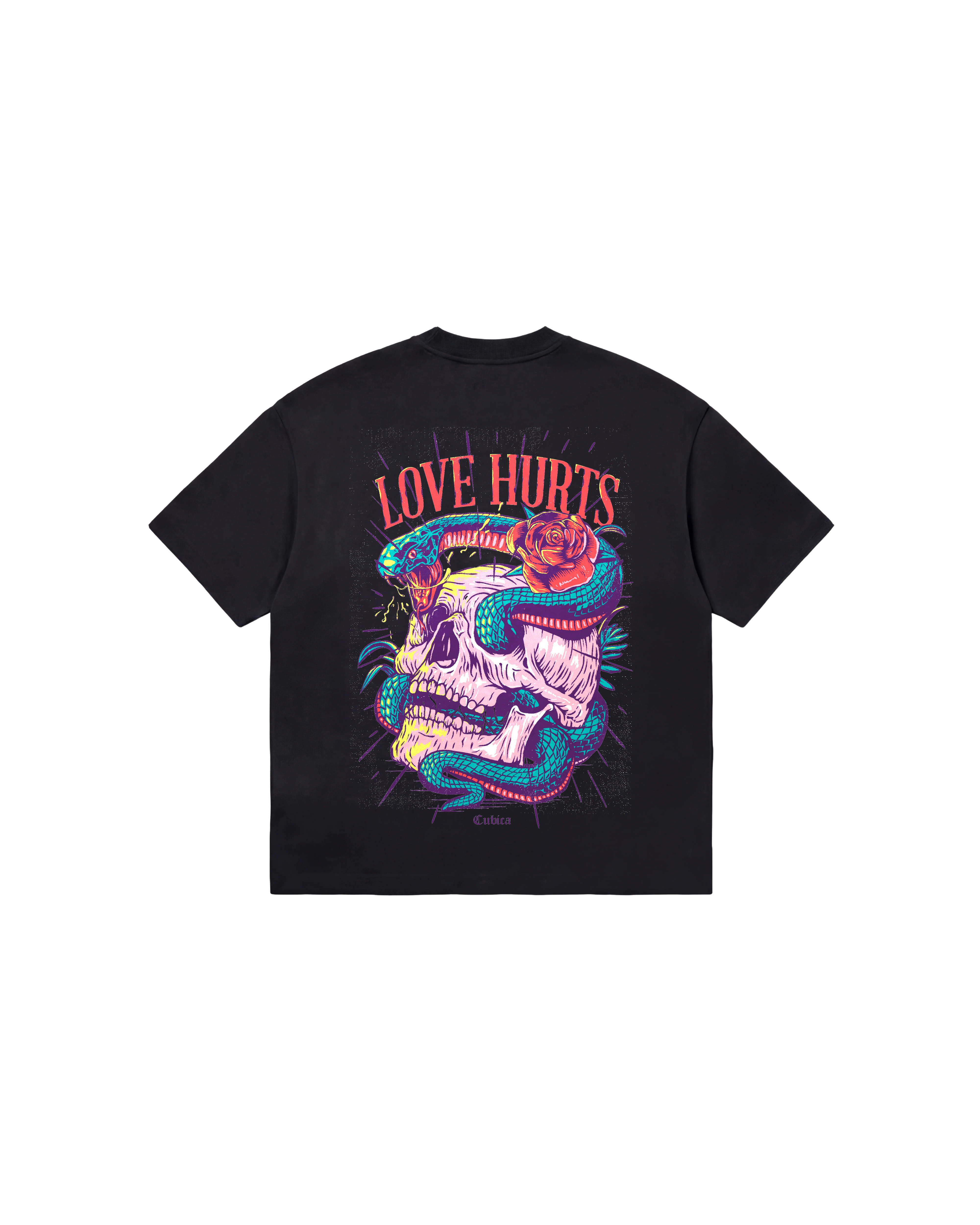 Love Hurts Semi Oversize 310 Negro Cubica
