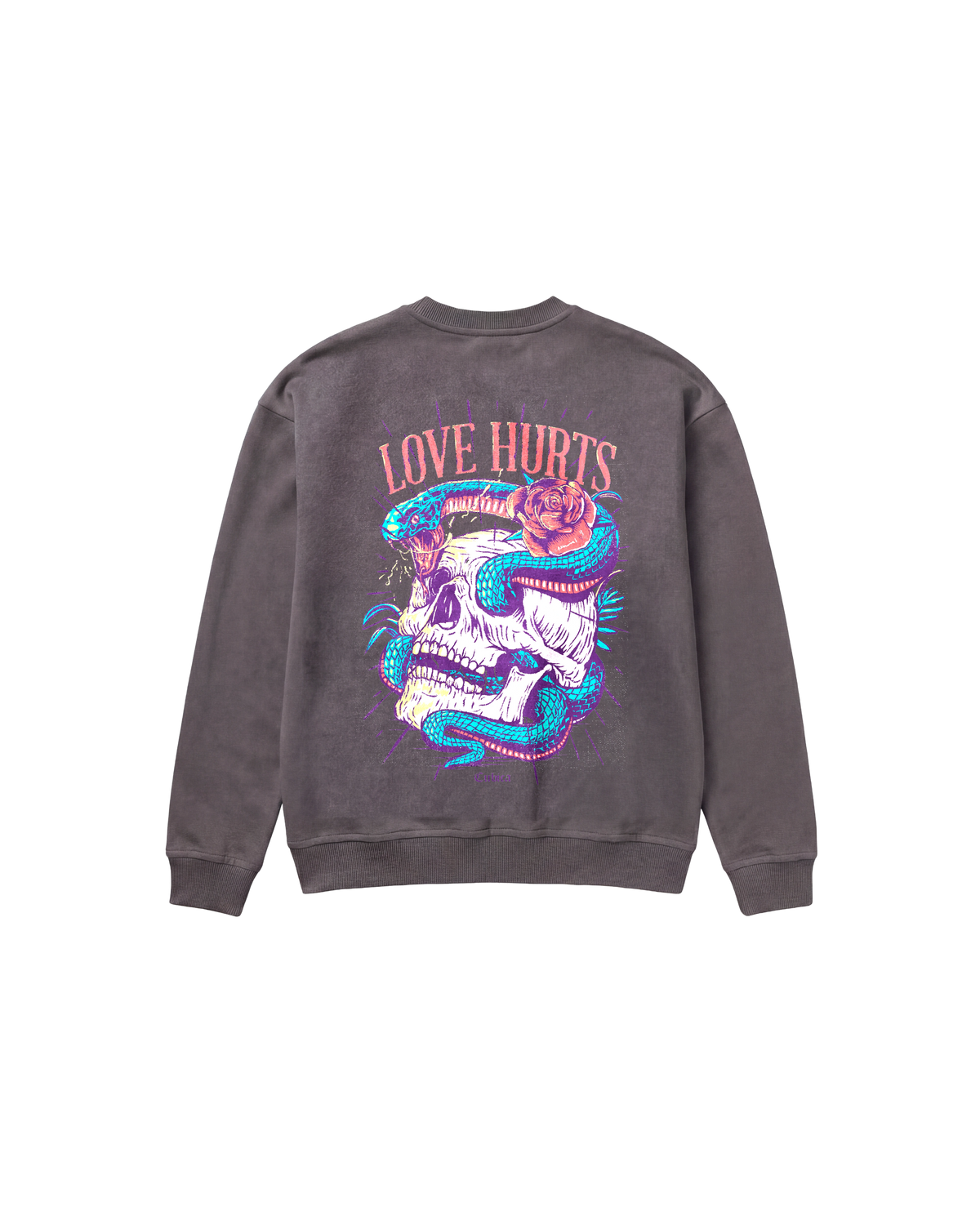 Love Hurts Sweatshirt 410 Gris Oscuro Cubica