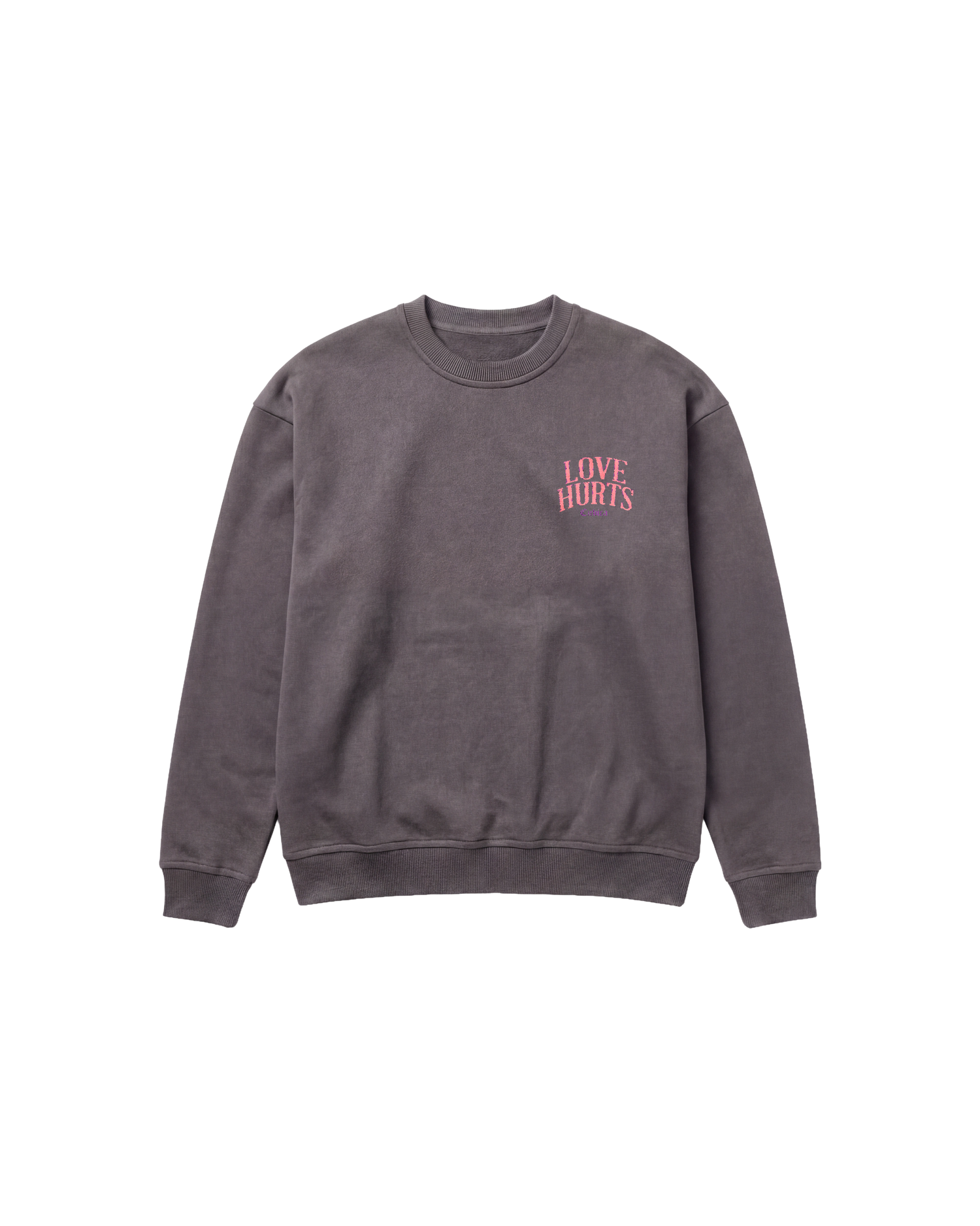 Love Hurts Sweatshirt 410 Gris Oscuro Cubica