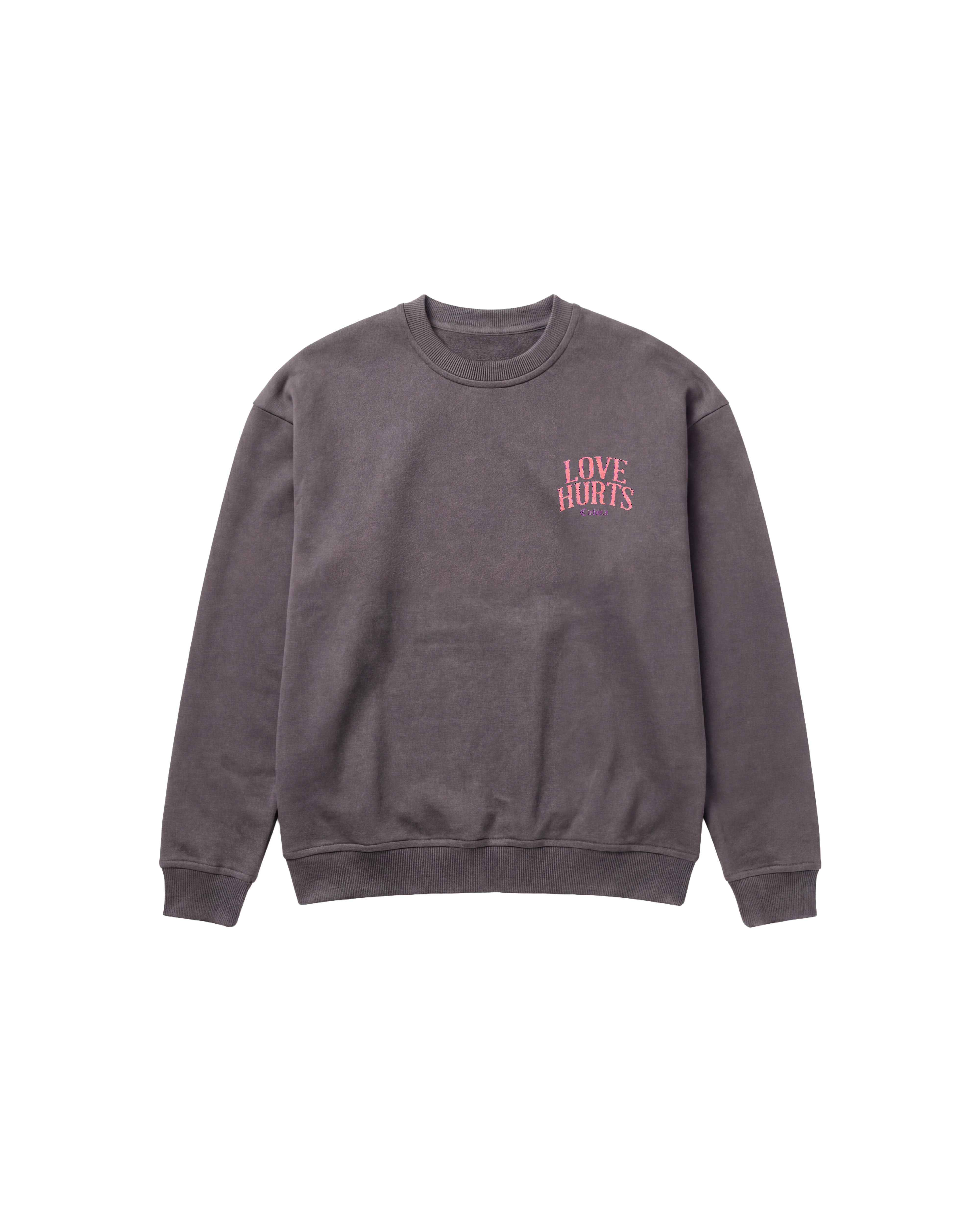 Love Hurts Sweatshirt 410 Gris Oscuro Cubica