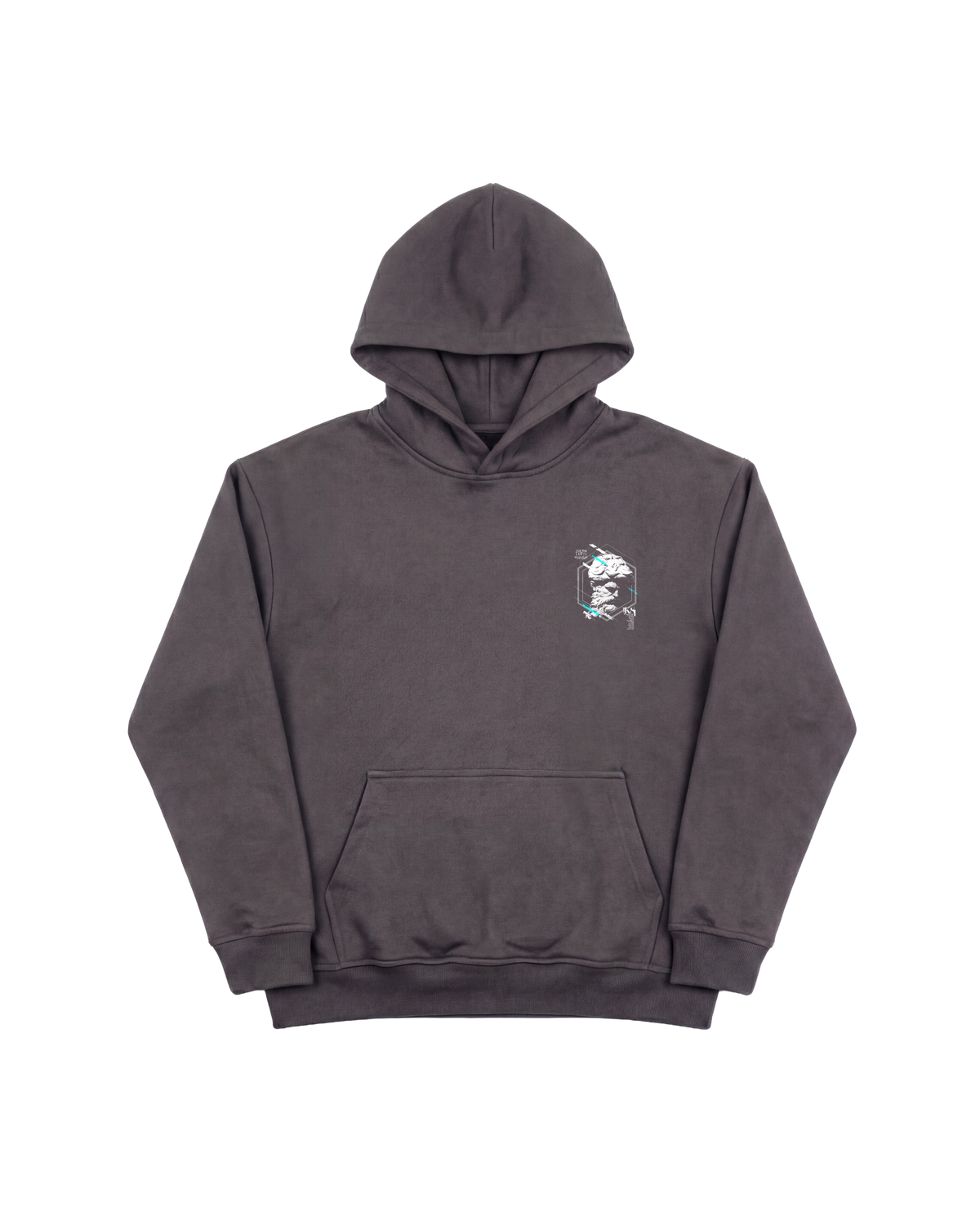 Miguel Angel Hoodie 410 Gris Oscuro Cubica