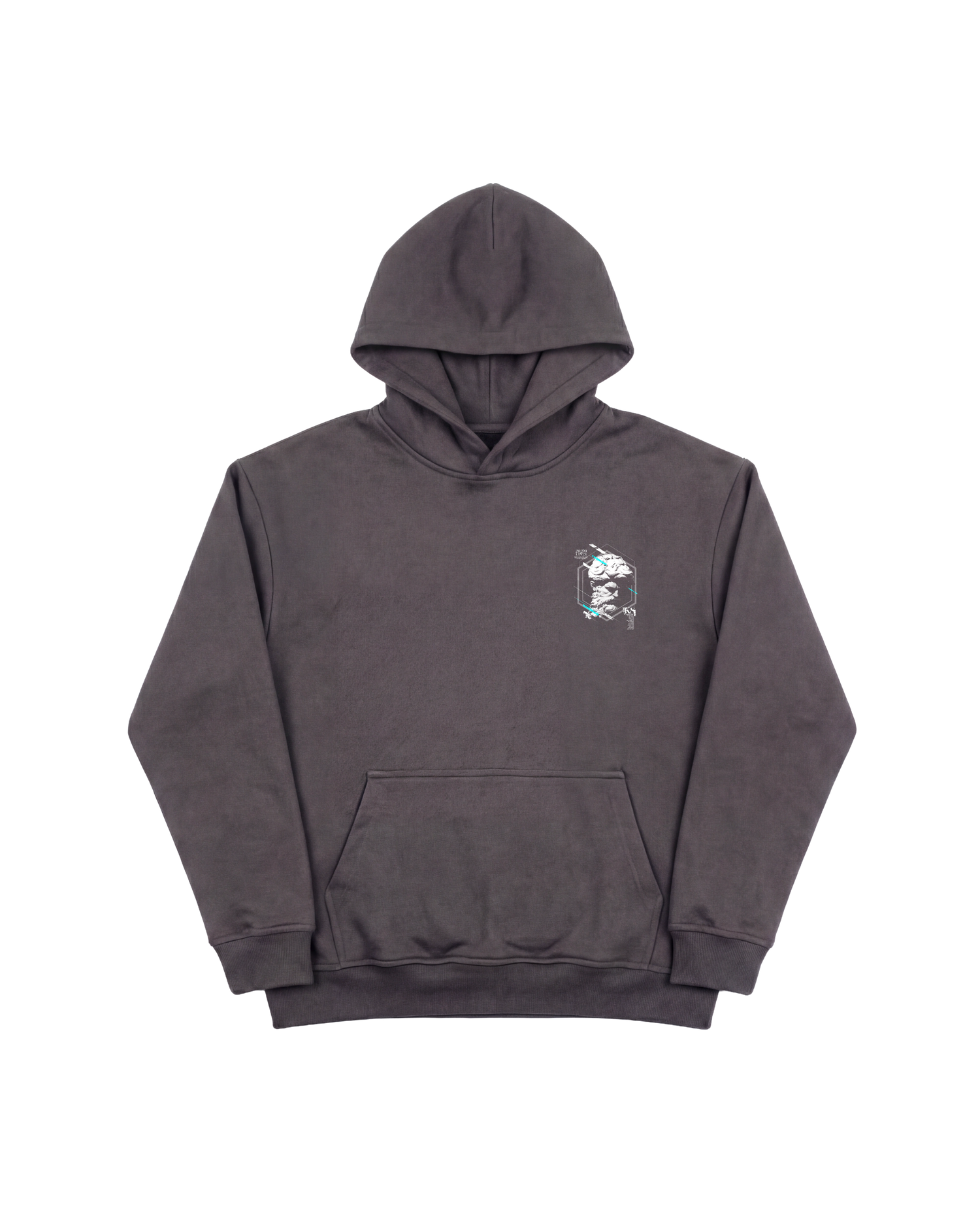 Miguel Angel Hoodie 410 Gris Oscuro Cubica