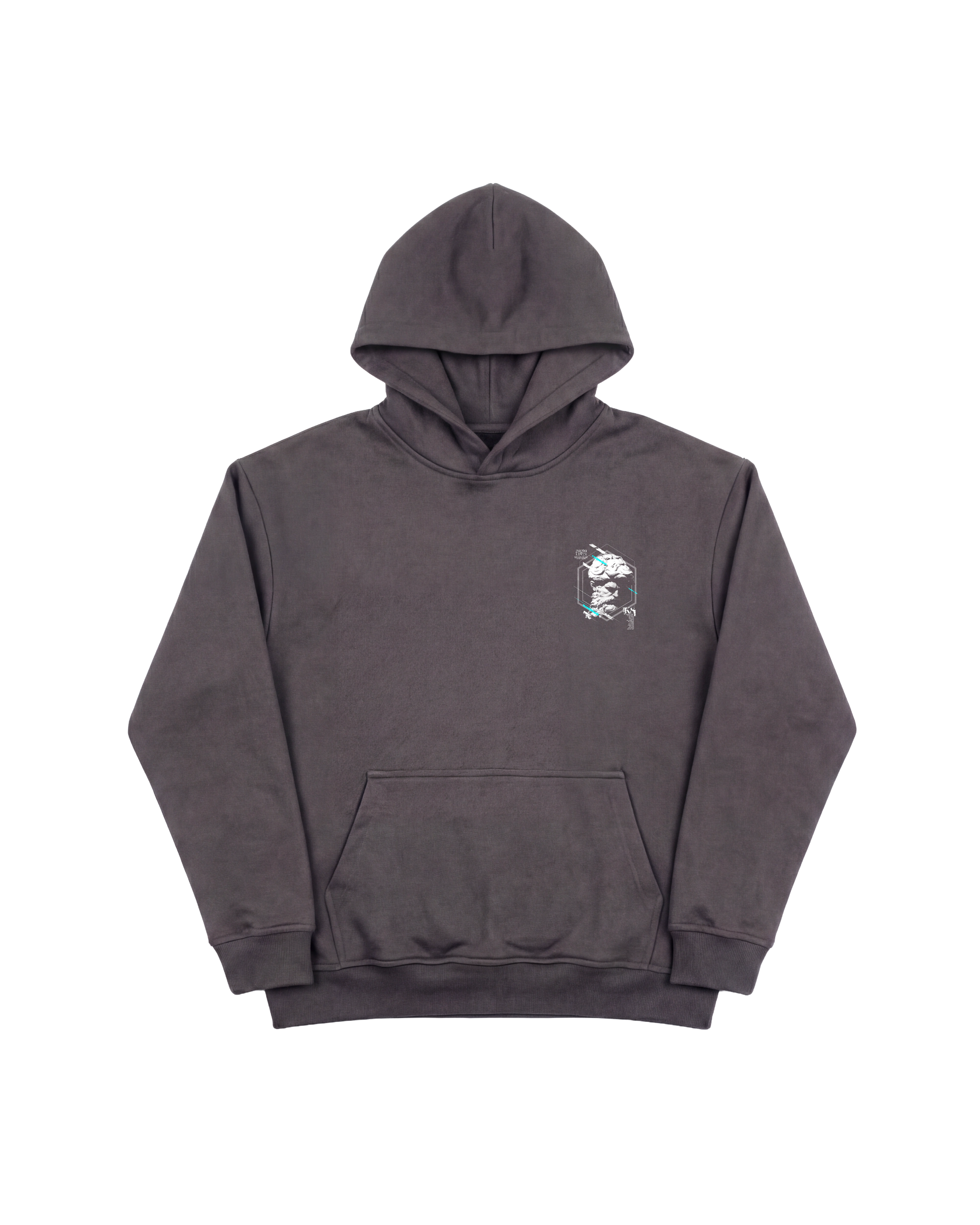 Miguel Angel Hoodie 410 Gris Oscuro Cubica