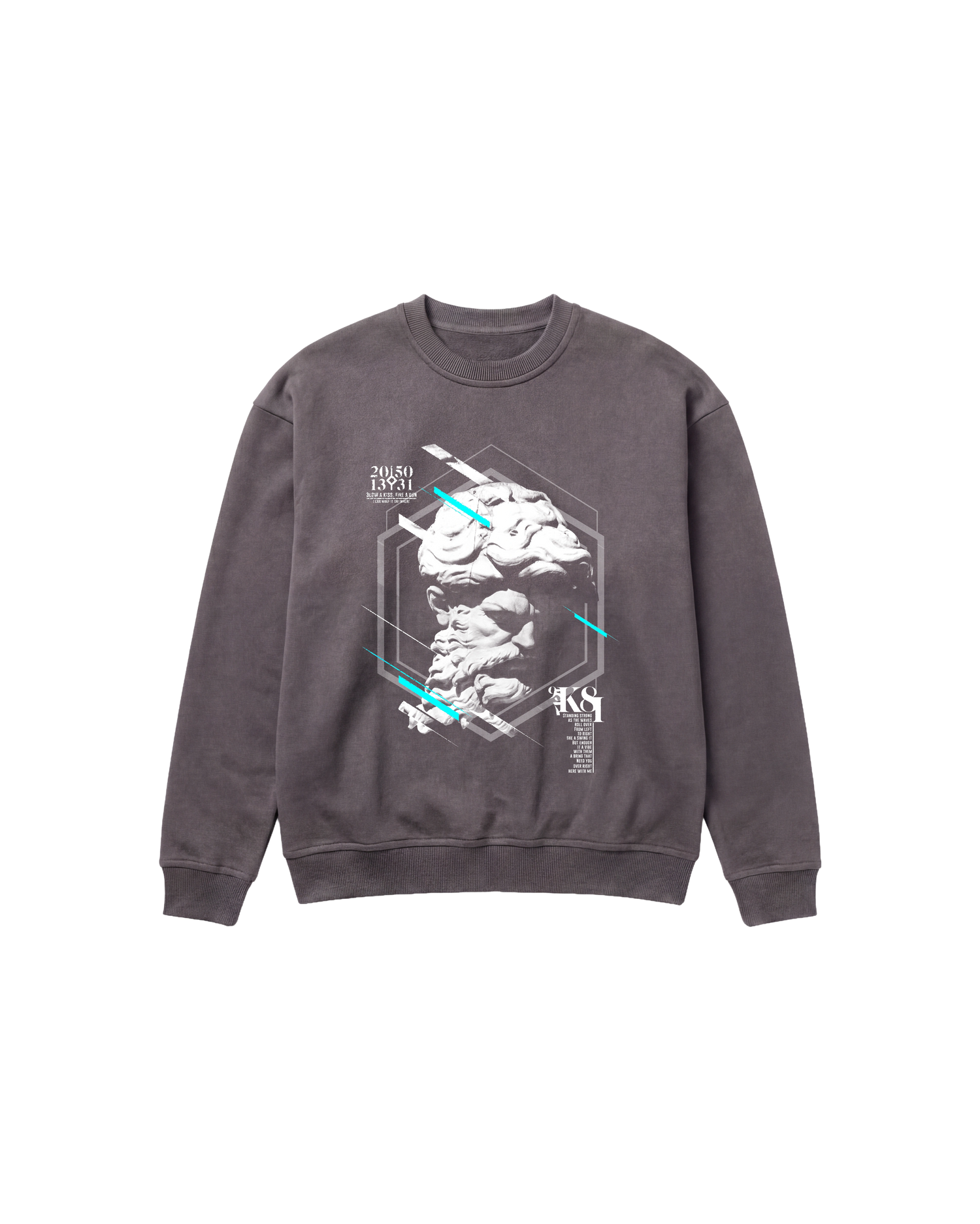 Miguel Angel Sweatshirt 410 Gris Oscuro Cubica