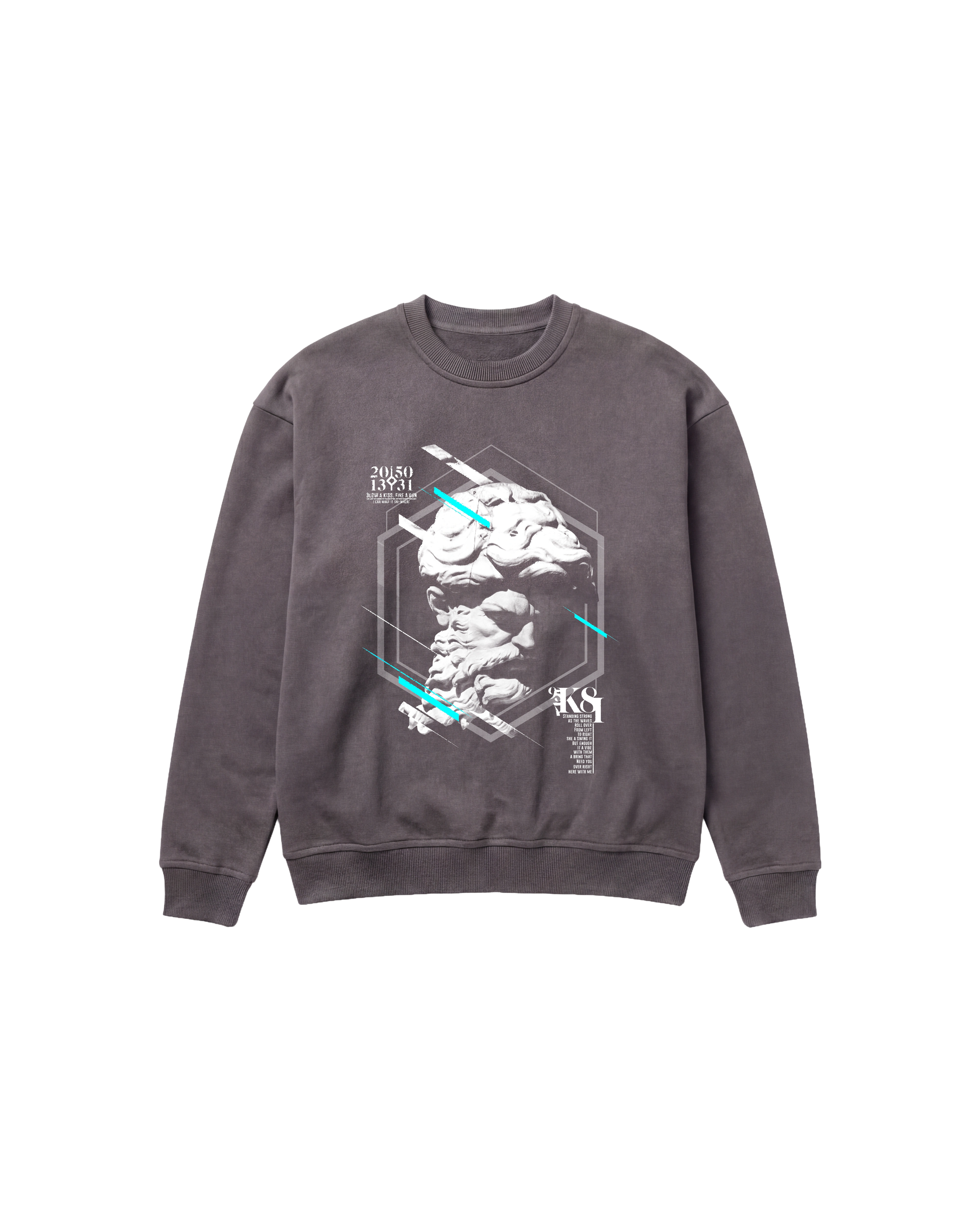Miguel Angel Sweatshirt 410 Gris Oscuro Cubica