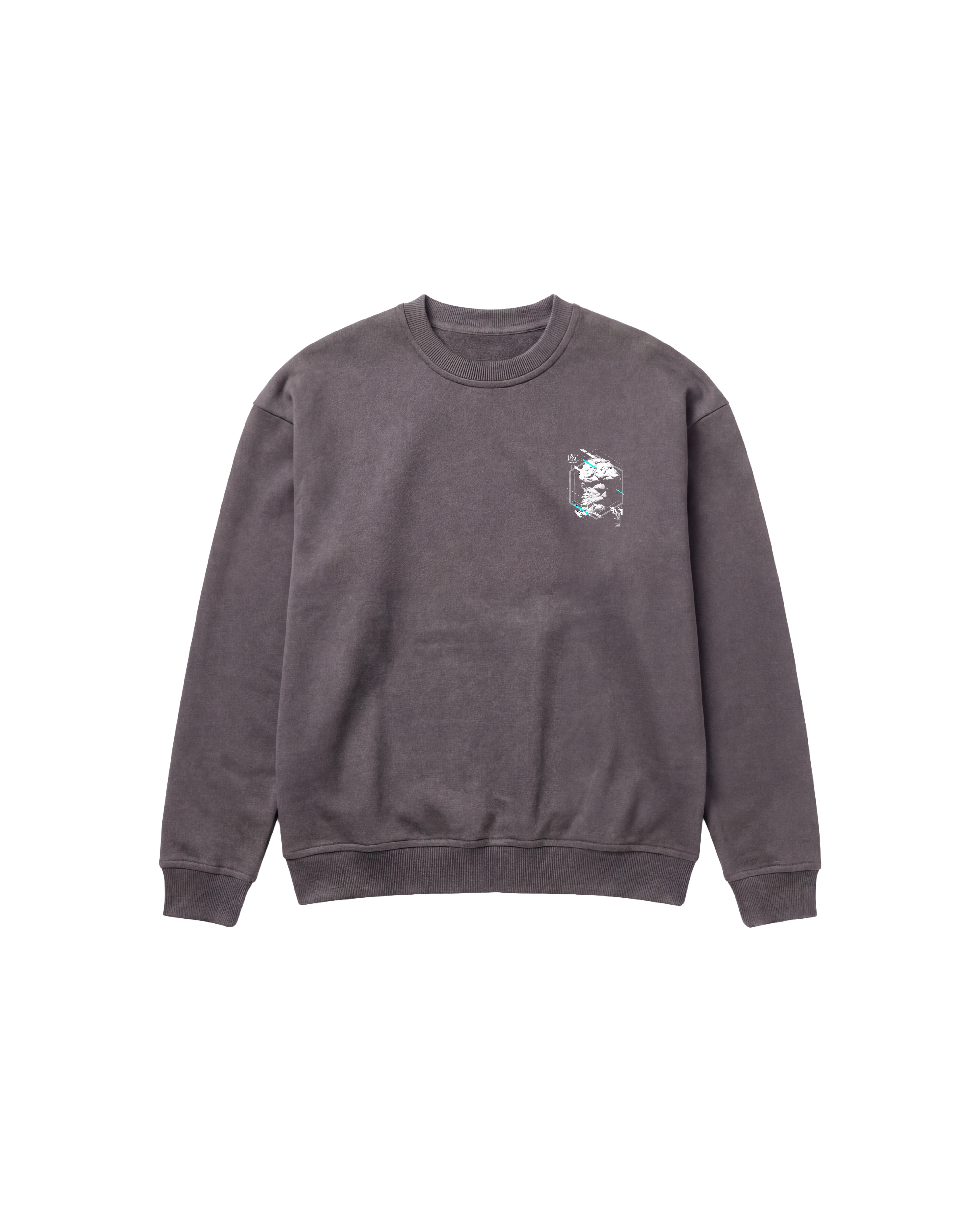 Miguel Angel Sweatshirt 410 Gris Oscuro Cubica