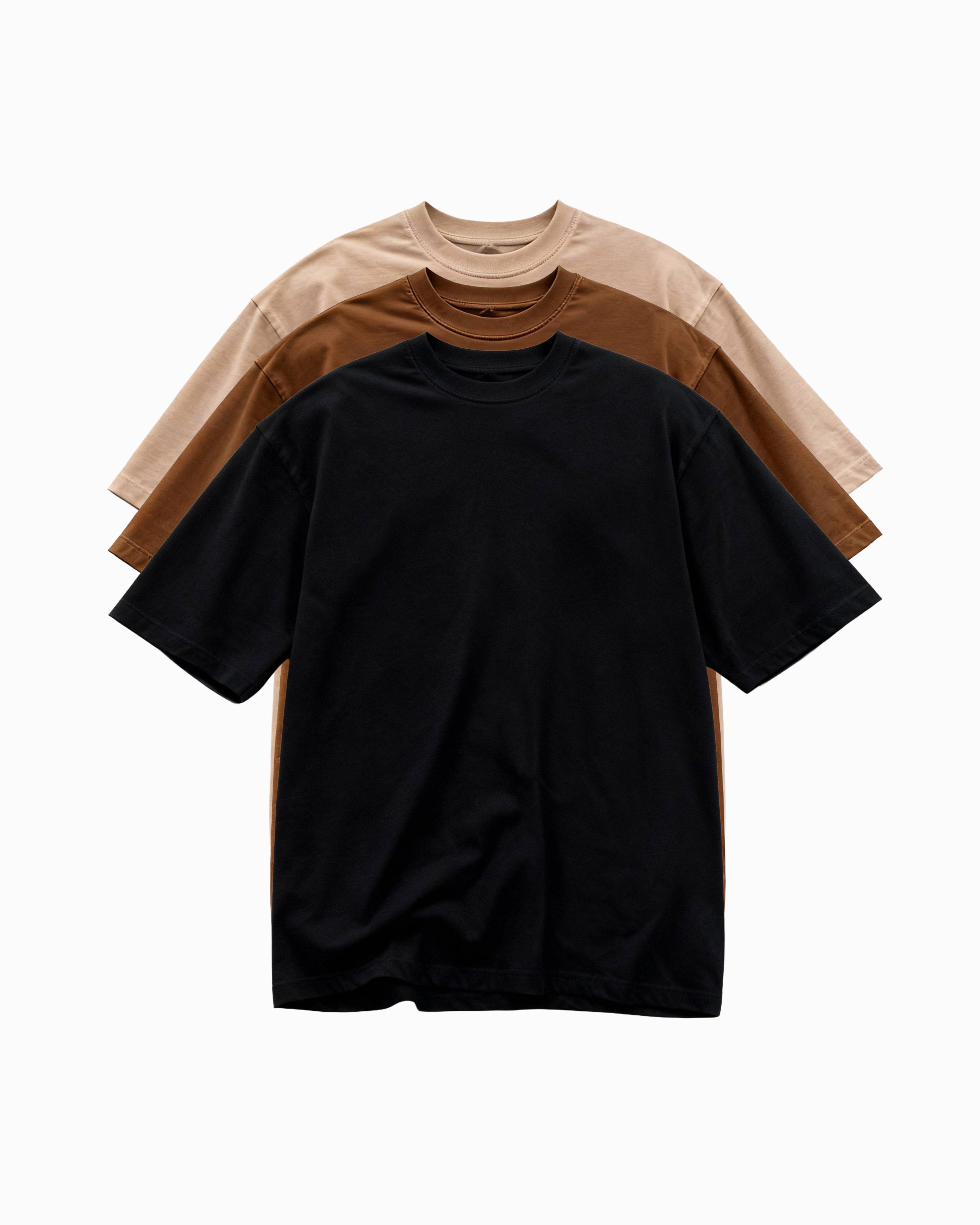 Pack 3X Camisetas Oversize Fit Essentials