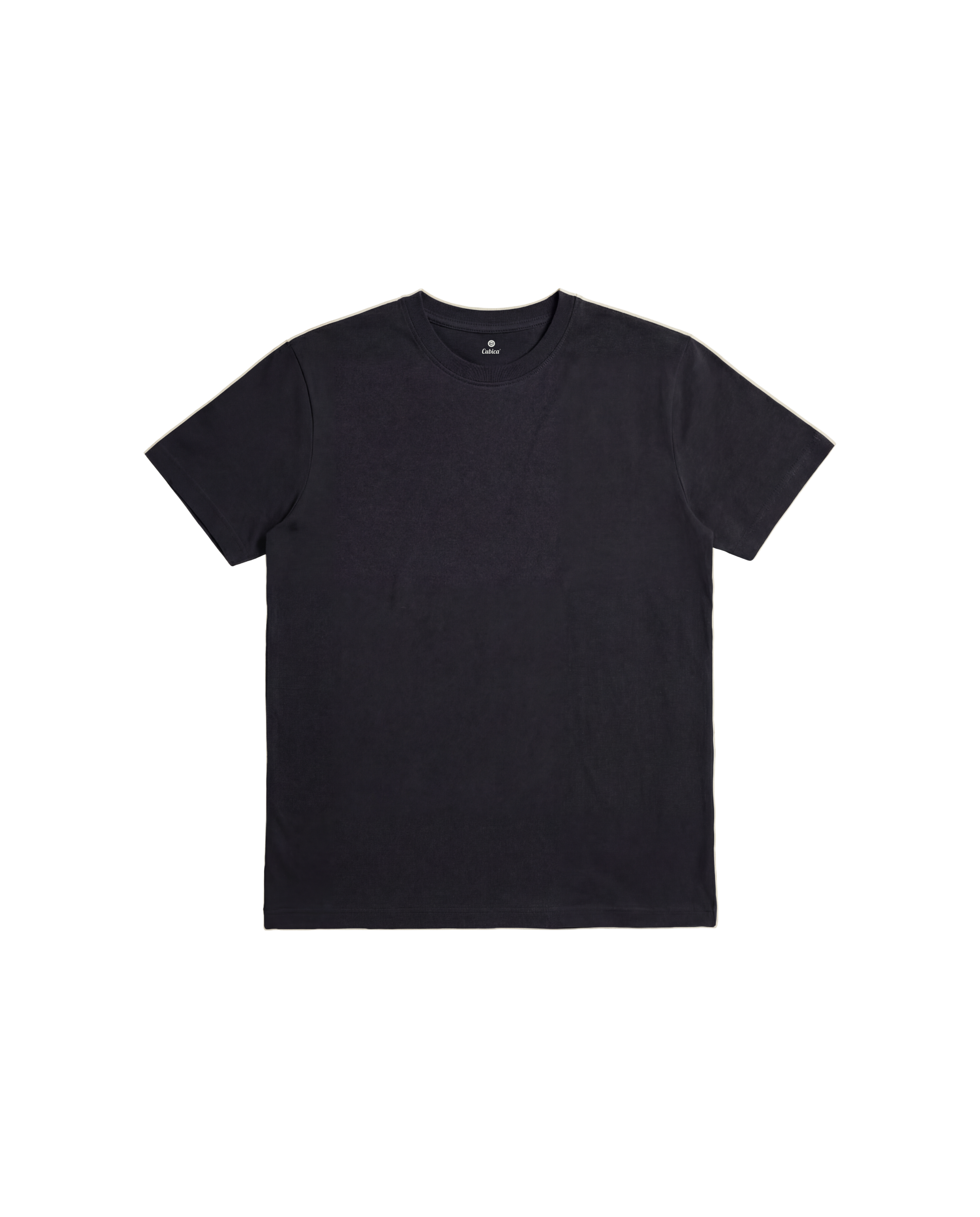Playera Regular Cubica Negro