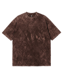 Camiseta Acid Wash Cubica Café