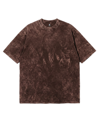 Camiseta Acid Wash Cubica Café