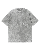 Camiseta Acid Wash Cubica Gris