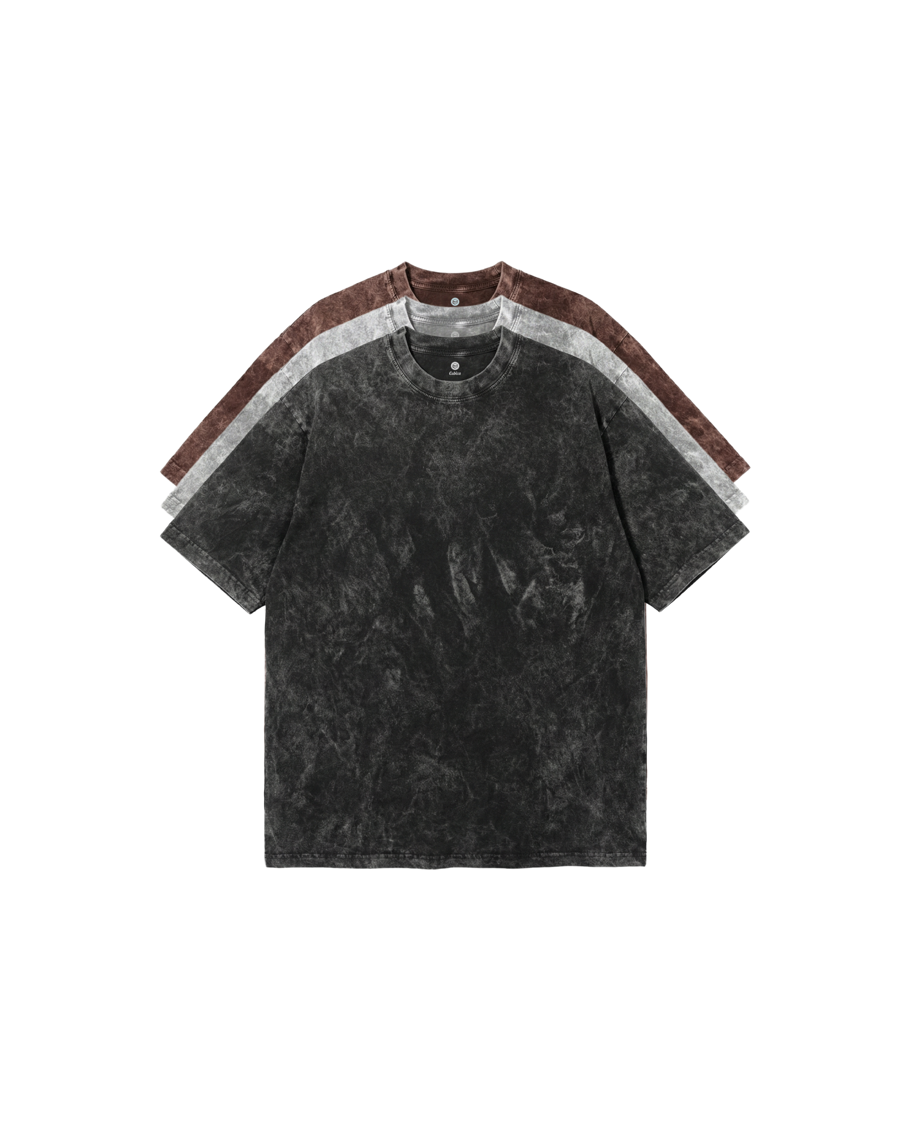 Pack X3 Oversize Acid Wash Cubica